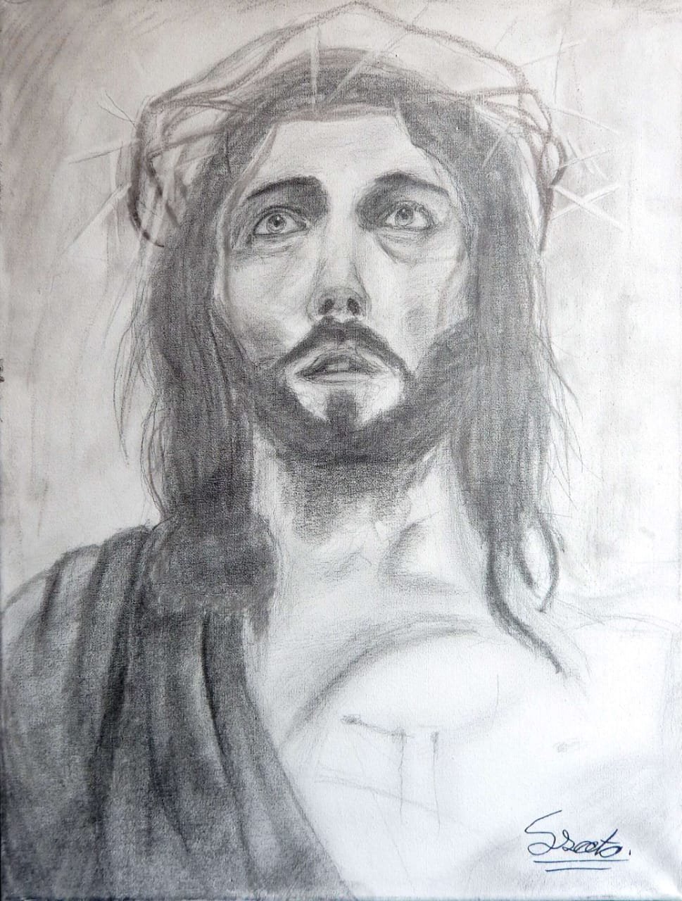 Pintura al óleo El Cristo, 2025